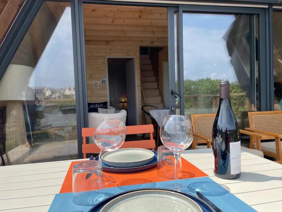 Le Tipi Bleu Tiny House Neuve Avec Terrasse Et Jardin Villa Camaret-sur-Mer Exterior photo
