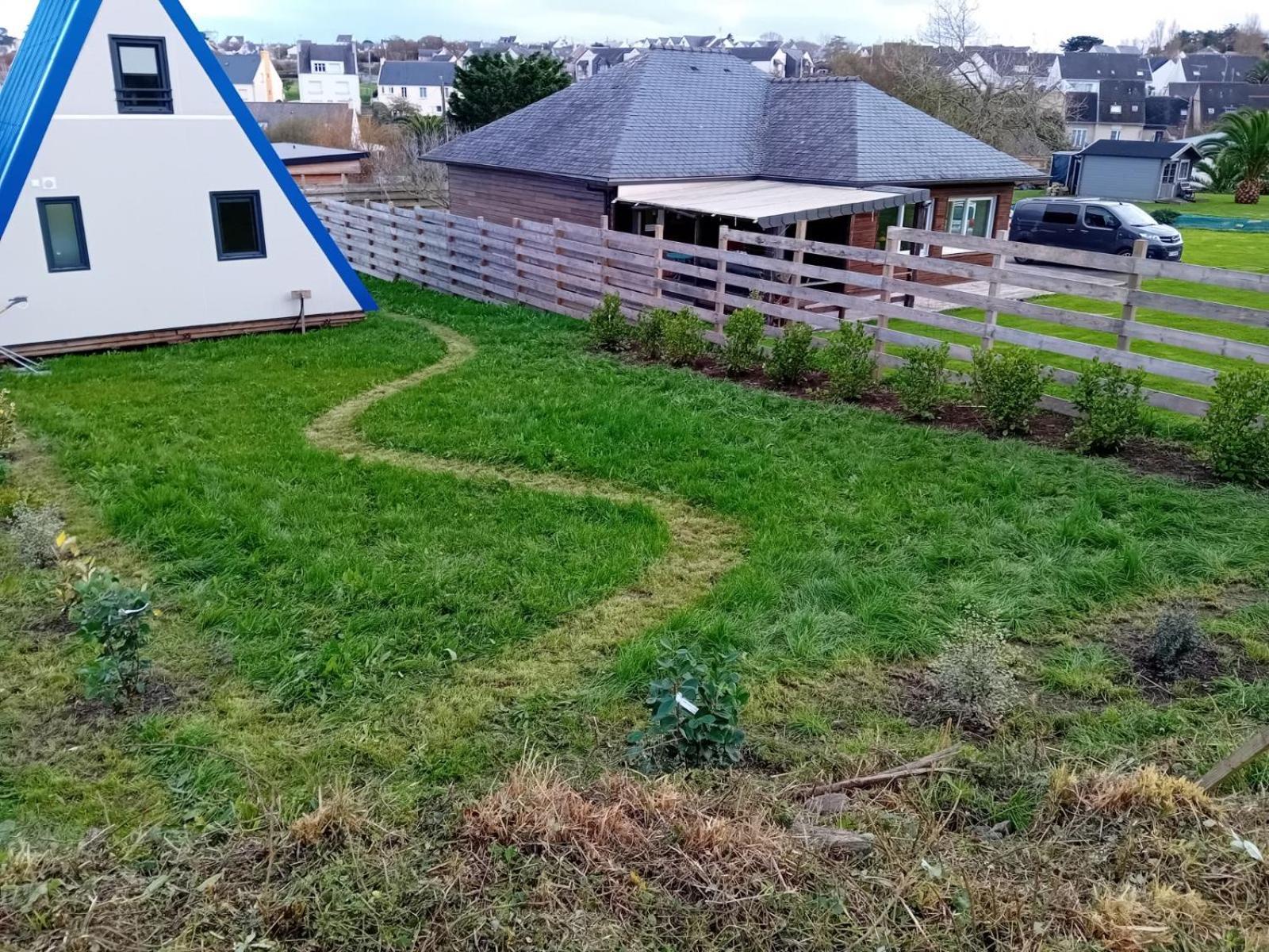 Le Tipi Bleu Tiny House Neuve Avec Terrasse Et Jardin Villa Camaret-sur-Mer Exterior photo